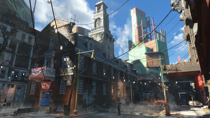Fallout 4 - porwnanie wirtualnego oraz prawdziwego Bostonu