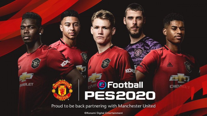 eFootball PES 2020 - Konami nawizao wspprac z Manchesterem United