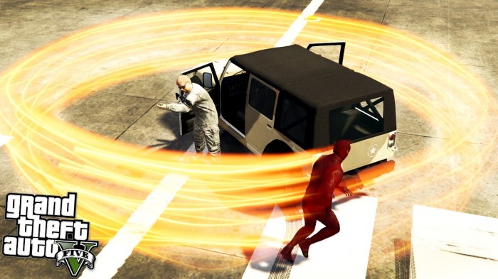 Grand Theft Auto V - jest kolejna wersja moda z Flashem w roli gwnej
