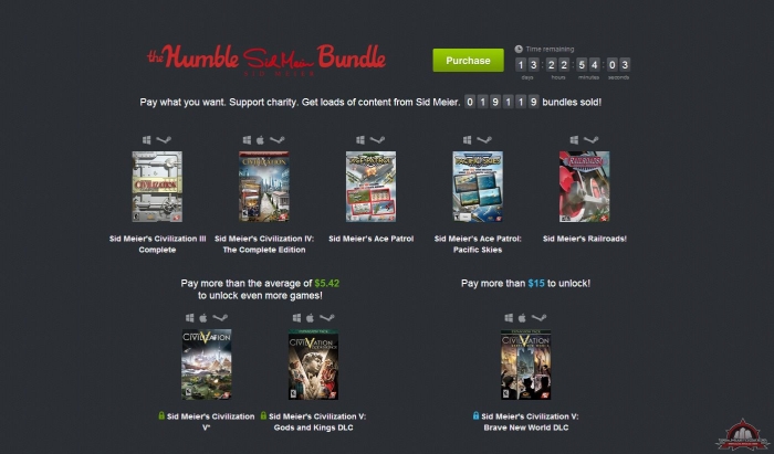 The Humble Sid Meier Bundle - duo Sida Meiera w jednej paczce