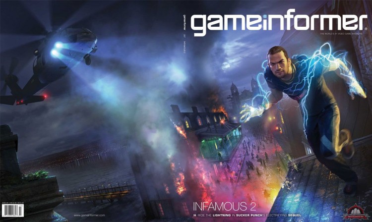 InFamous 2 tematem lipcowego numeru magazynu GameInfomer!