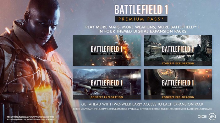 Battlefield 1 - Premium i wszystkie dodatki za darmo