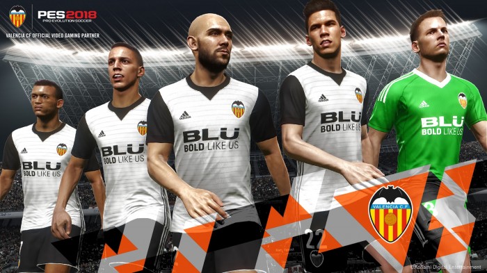 Pro Evolution Soccer 2018 z czterema nowymi zwiastunami; twrcy podpisuj umow z Valenci CF