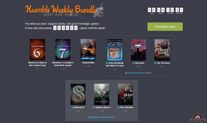 The Humble Weekly Bundle: Night Dive Studios (m.in. Wizardry, Shadow Man, System Shock 2)