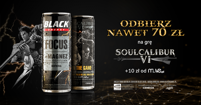 Kup napj Black Energy Focus i zgarnij rabat na SoulCalibur VI