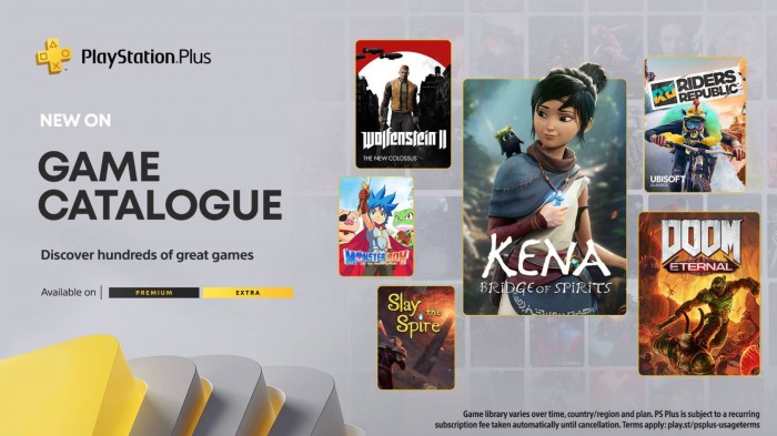 Kena: Bridge of Spirits, DOOM Eternal oraz The Evil Within docz do Katalogu Gier usugi PlayStation Plus