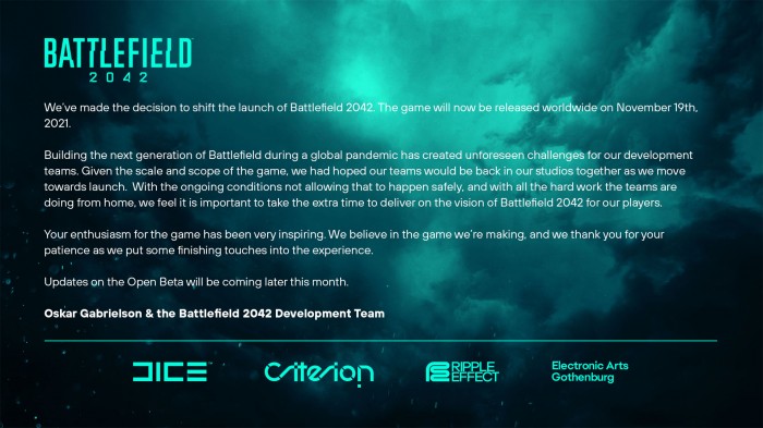 Battlefield 2042 oficjalnie opnione - premiera w listopadzie!