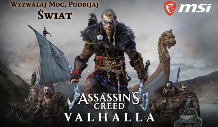 Assassin's Creed Valhalla za darmo przy zakupie wybranych produktw MSI
