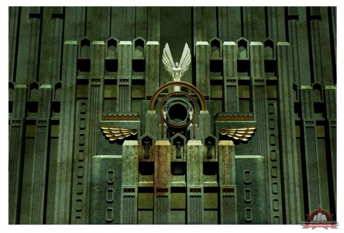 Grafiki koncepcyjne filmu BioShock - przedstawiaj Rapture