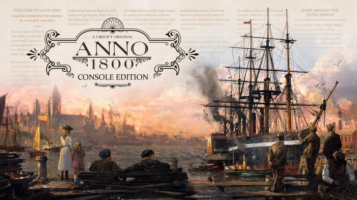 Zwiastun i cena strategii Anno 1800 Console Edition