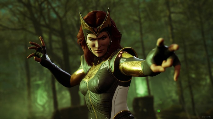 Gameplay z Marvel's Midnight Suns prezentuje Scarlet Witch