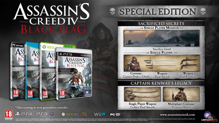 To jeszcze zwiastun, czy ju gameplay? - wideo z Assassin's Creed IV: Black Flag; zaprezentowano te edycje kolekcjonerskie