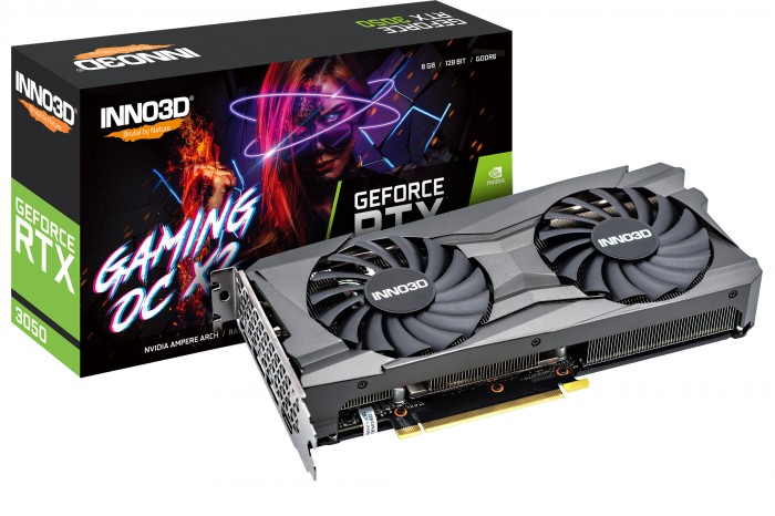 INNO3D GeForce RTX 3050 GAMING OC X2 - redniobudetowa karta graficzna dostpna w sprzeday