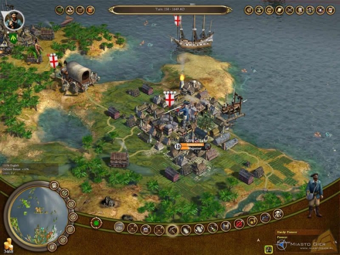 Nowe screeny  z Sid Meier's Civilization IV: Colonization 