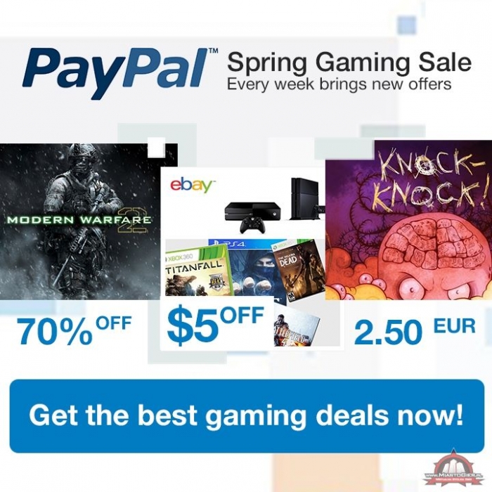 Szsty tydzie PayPal Gaming Sale - kupicie taniej m.in. subskrypcj Xbox Live Gold oraz Deus Ex: Bunt Ludzkoci