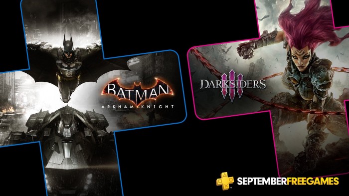 PS Plus na wrzesie 2019 - Batman: Arkham Knight i Darksiders III