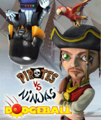 Pirates vs. Ninjas Dodgeball (Xbox 360) - okladka