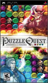 Puzzle Quest: Challenge of the Warlords (PSP) - okladka