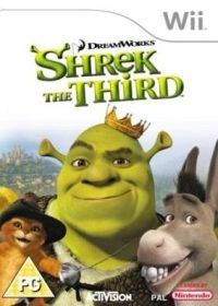 Shrek Trzeci (WII) - okladka