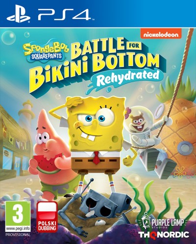 SpongeBob SquarePants: Battle for Bikini Bottom - Rehydrated (PS4) - okladka