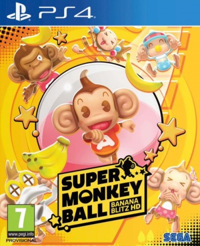 Super Monkey Ball: Banana Blitz HD (PS4) - okladka