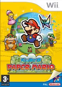 Super Paper Mario (WII) - okladka