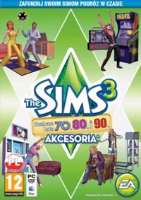 The Sims 3: Szalone Lata 70. 80. i 90 (PC) - okladka