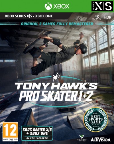 Tony Hawk's Pro Skater 1 i 2 (Xbox X/S) - okladka