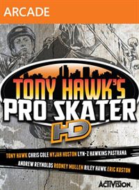 Tony Hawk's Pro Skater HD (Xbox 360) - okladka
