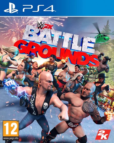 WWE 2K Battlegrounds (PS4) - okladka