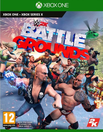 WWE 2K Battlegrounds (Xbox One) - okladka