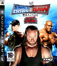 WWE SmackDown! vs. RAW 2008 (PS3) - okladka