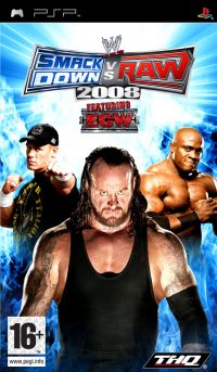 WWE SmackDown! vs. RAW 2008 (PSP) - okladka