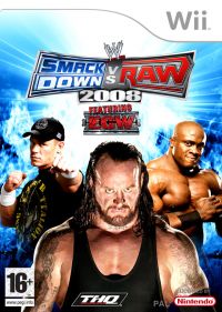 WWE SmackDown! vs. RAW 2008 (WII) - okladka