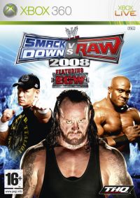 WWE SmackDown! vs. RAW 2008 (Xbox 360) - okladka