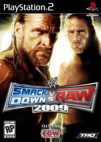 WWE SmackDown! vs. RAW 2009 (PS2) - okladka