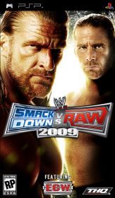 WWE SmackDown! vs. RAW 2009 (PSP) - okladka