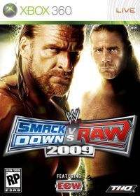 WWE SmackDown! vs. RAW 2009 (Xbox 360) - okladka