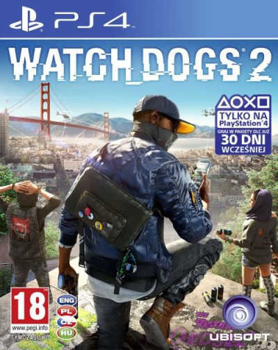 Watch_Dogs 2 (PS4) - okladka