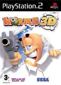 Worms 3D (PS2) - okladka