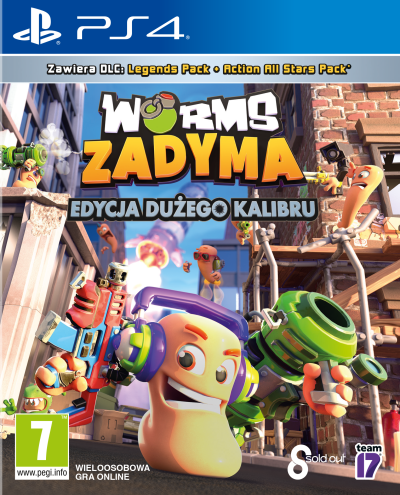 Worms: Zadyma (PS4) - okladka