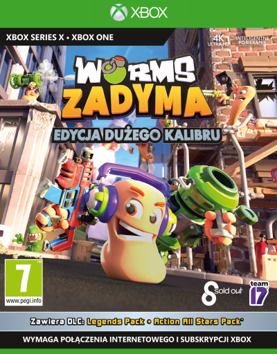 Worms: Zadyma (Xbox One) - okladka