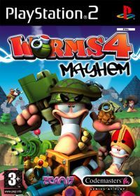 Worms 4: Totalna Rozwaka (PS2) - okladka