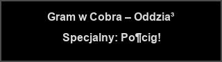 Cobra – Oddzia Specjalny: Pocig PC